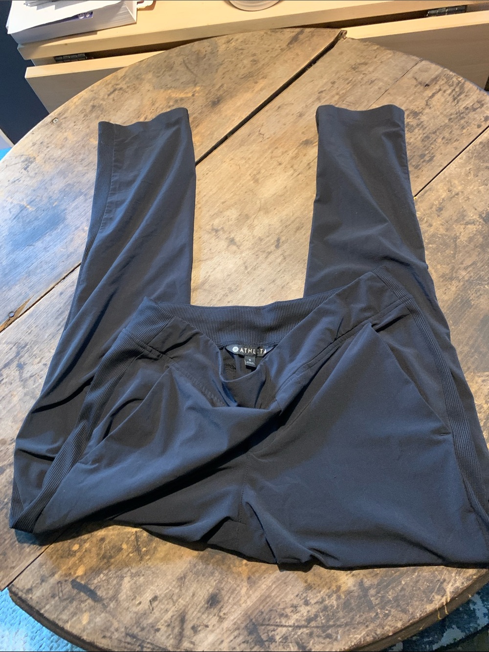 Like New Athleta Brooklyn Mid Rise Ankle Pant - Black - Picture 11 of 11